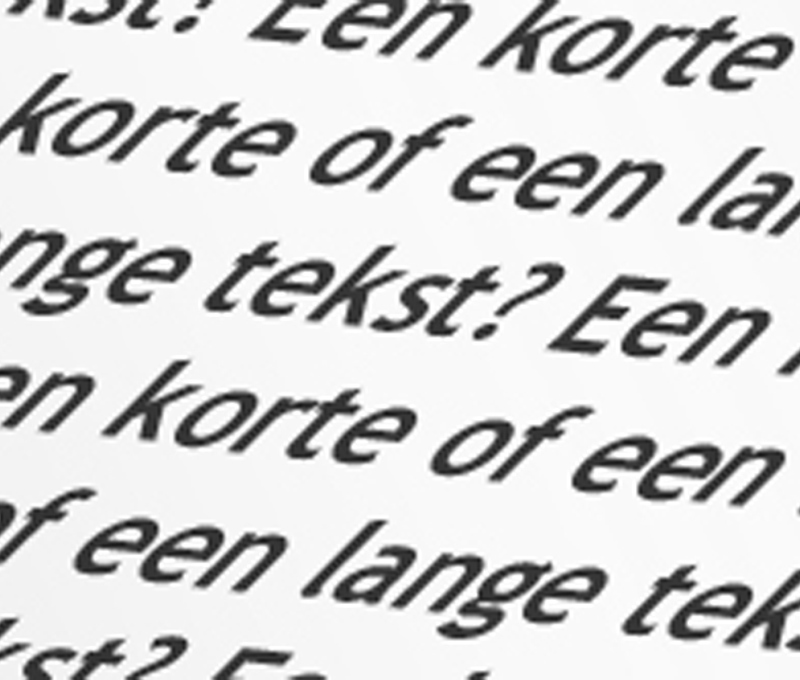 tekst lang of kort