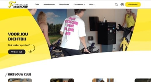 Klantcase Nieuwe Website Fitnessclub Nederland