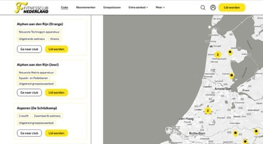 Klantcase Nieuwe Website Fitnessclub Nederland 2