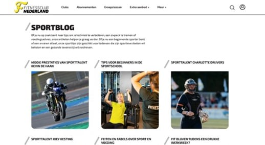 Klantcase Nieuwe Website Fitnessclub Nederland 6